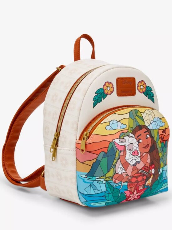 Loungefly Disney Moana & Friends Stained Glass Mini Backpack main image 6